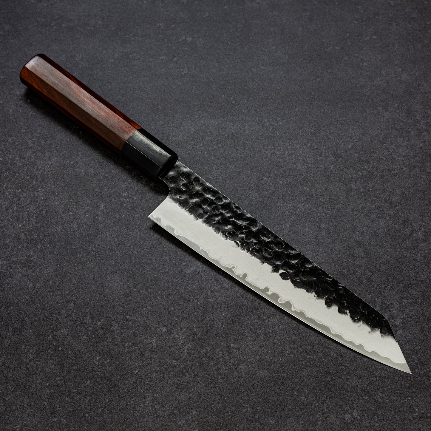 Black Hammered Finish Bunka 210mm