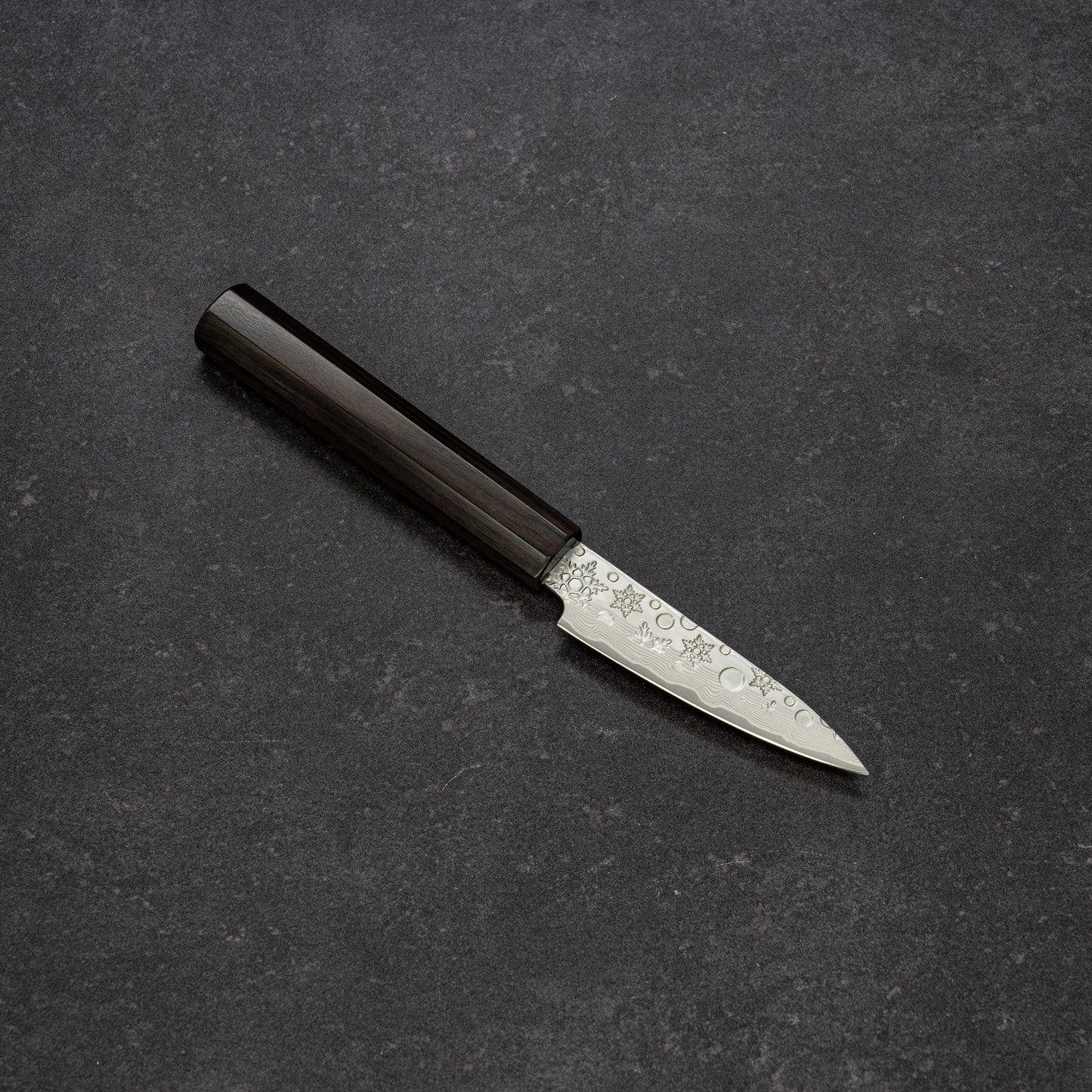 Snowflake Hammered Finish 67lays Damascus Paring 90mm