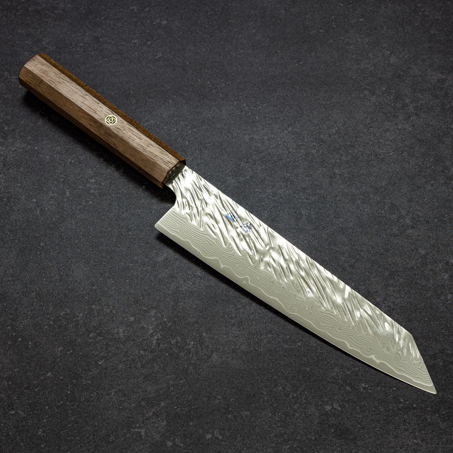 Scratch-Hammered Finish 67lays Damascus Bunka 210mm