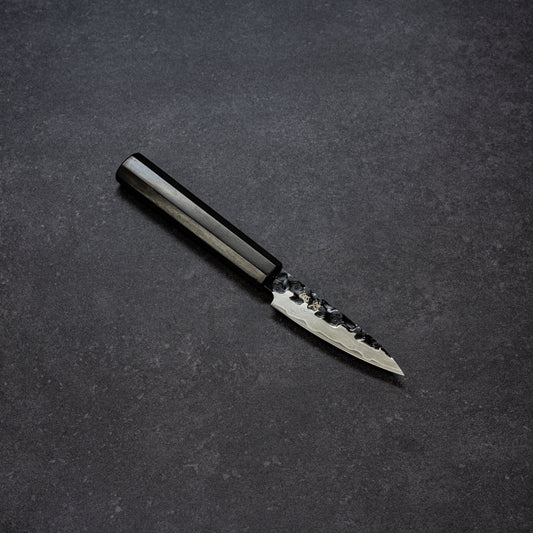 Black Cherry Blossoms Hammered Finish 67lays Damascus Petty 90mm