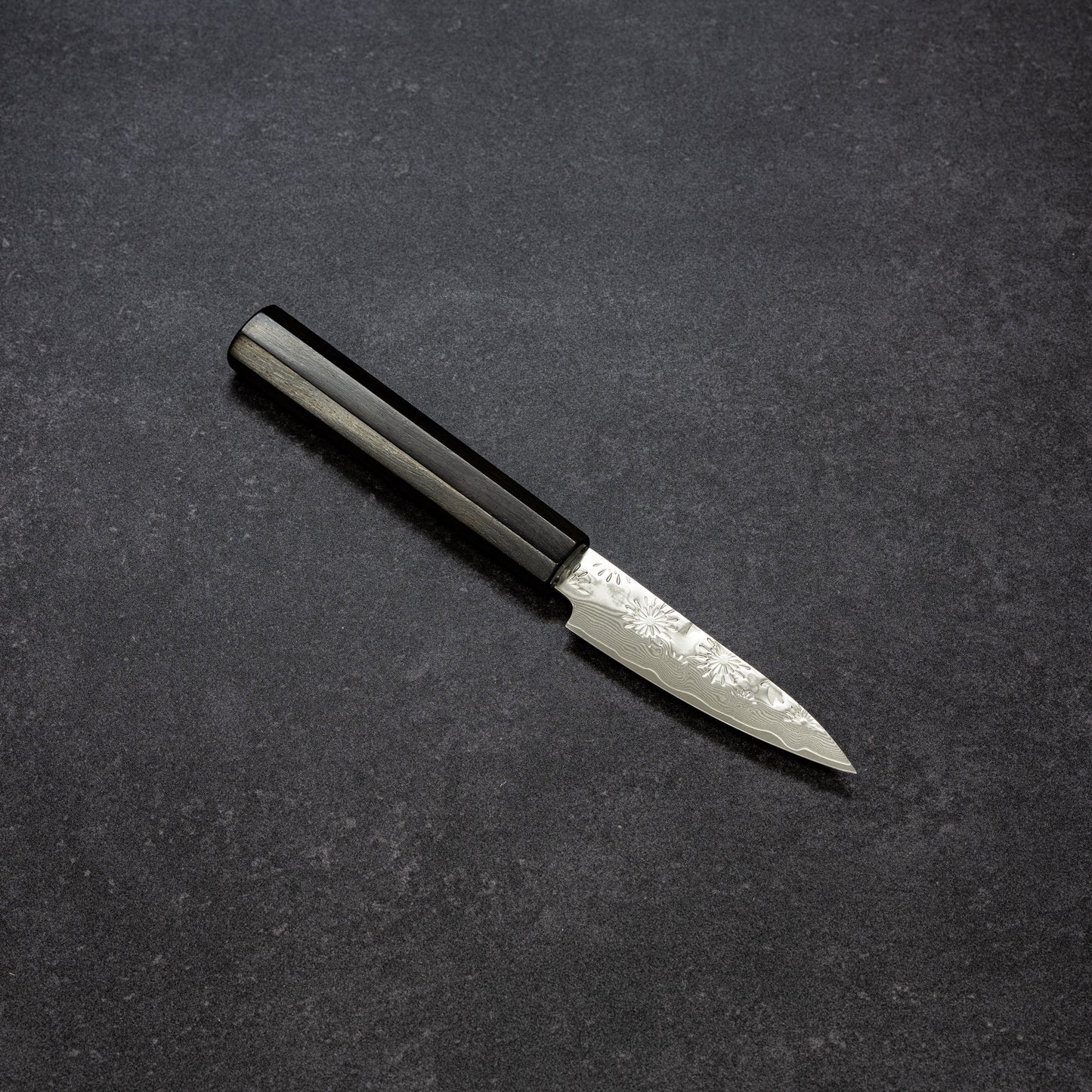 Fireworks & Goldfish Hammered Finish 67lays Damascus Paring 90mm