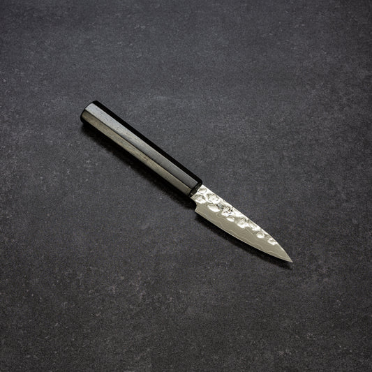 Polished Cherry Blossoms Hammered Finish 67lays Damascus Paring 90mm