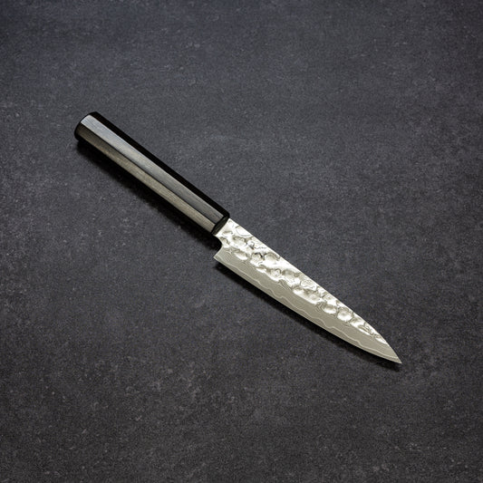 Polished Cherry Blossoms Hammered Finish 67lays Damascus Petty 135mm