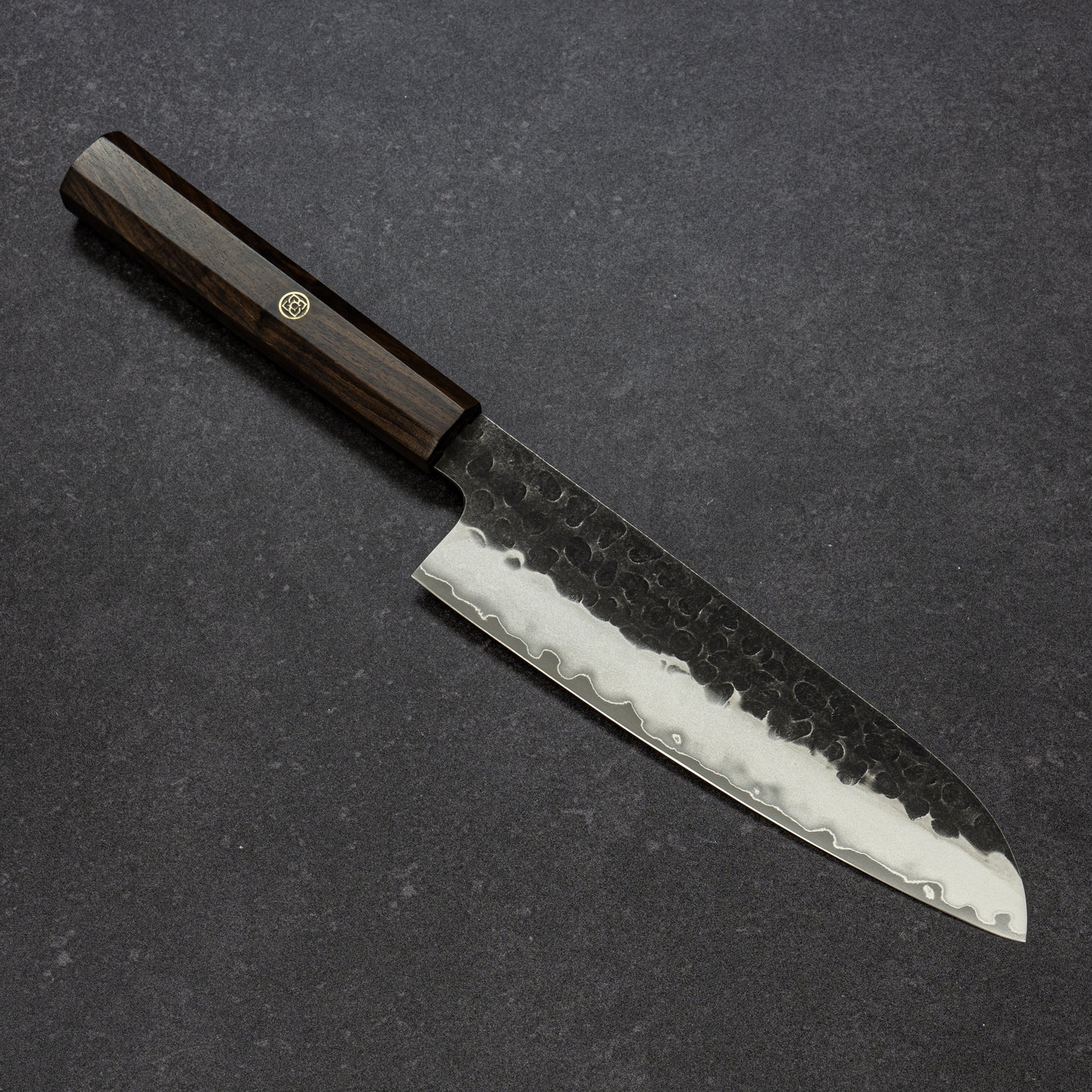 黒打鎚目 三徳 180mm 