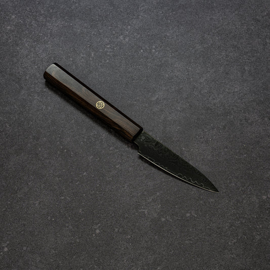 ブラックコーティング 67層ダマスカス パーリング 90mm 