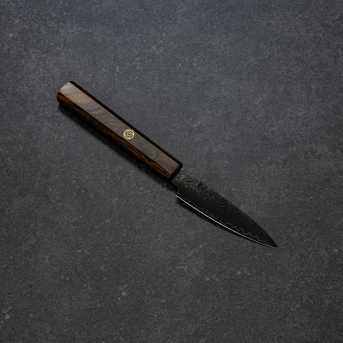 ブラックコーティング 67層ダマスカス パーリング 90mm 