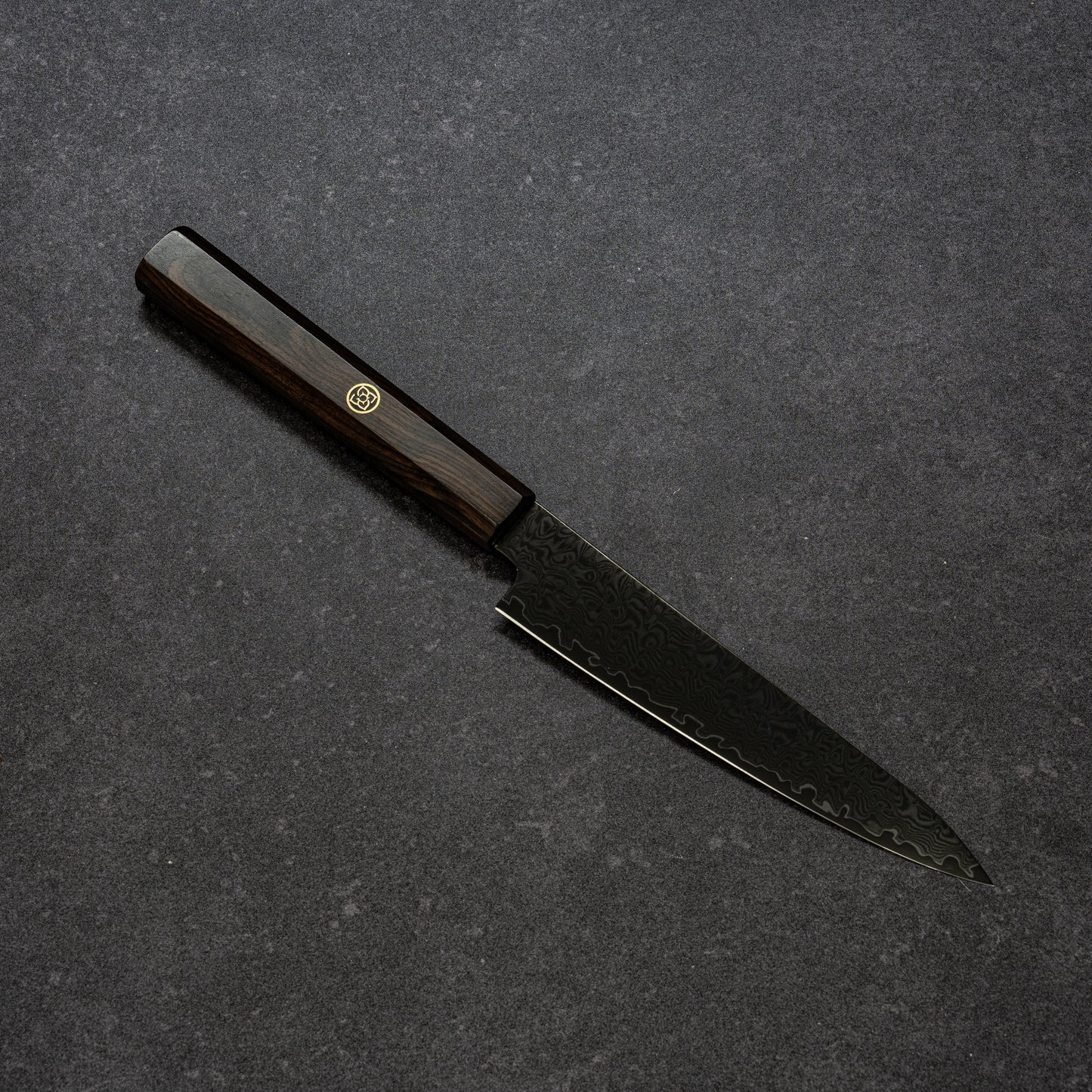 ブラックコーティング 67層ダマスカス ペティ 135mm 