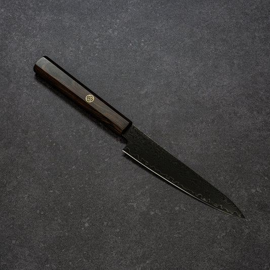 ブラックコーティング 67層ダマスカス ペティ 135mm 