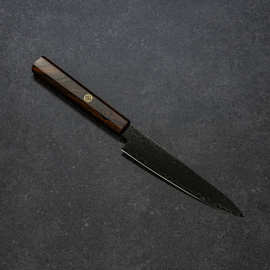 ブラックコーティング 67層ダマスカス ペティ 135mm 