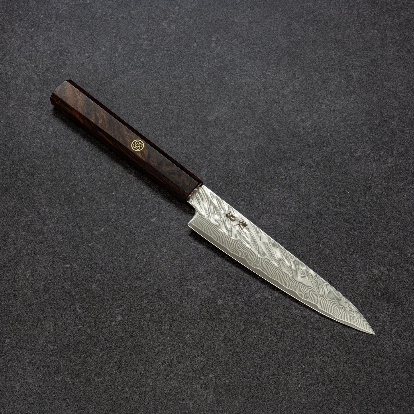 スクラッチ鎚目 67層ダマスカス ペティ 135mm