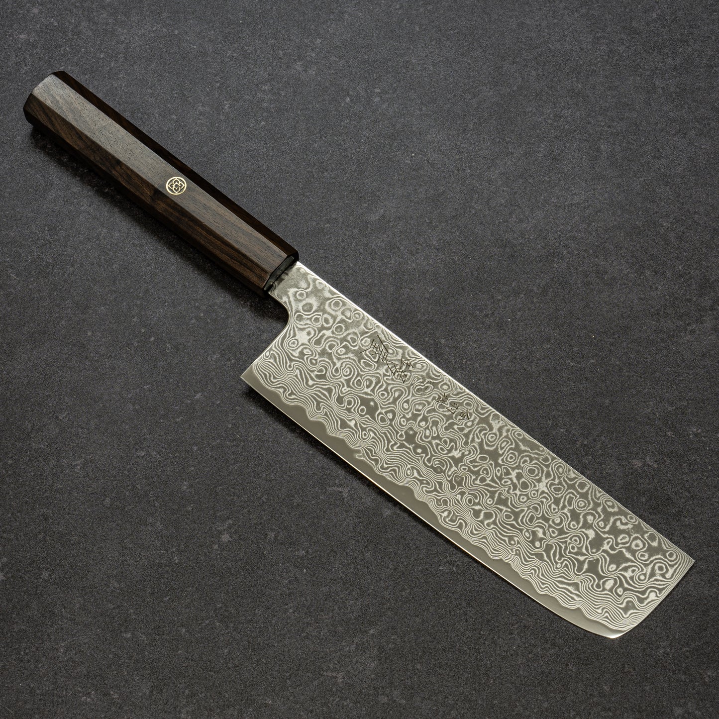 ZDP189 49レイ ニッケルダマスカス 菜切 180mm 