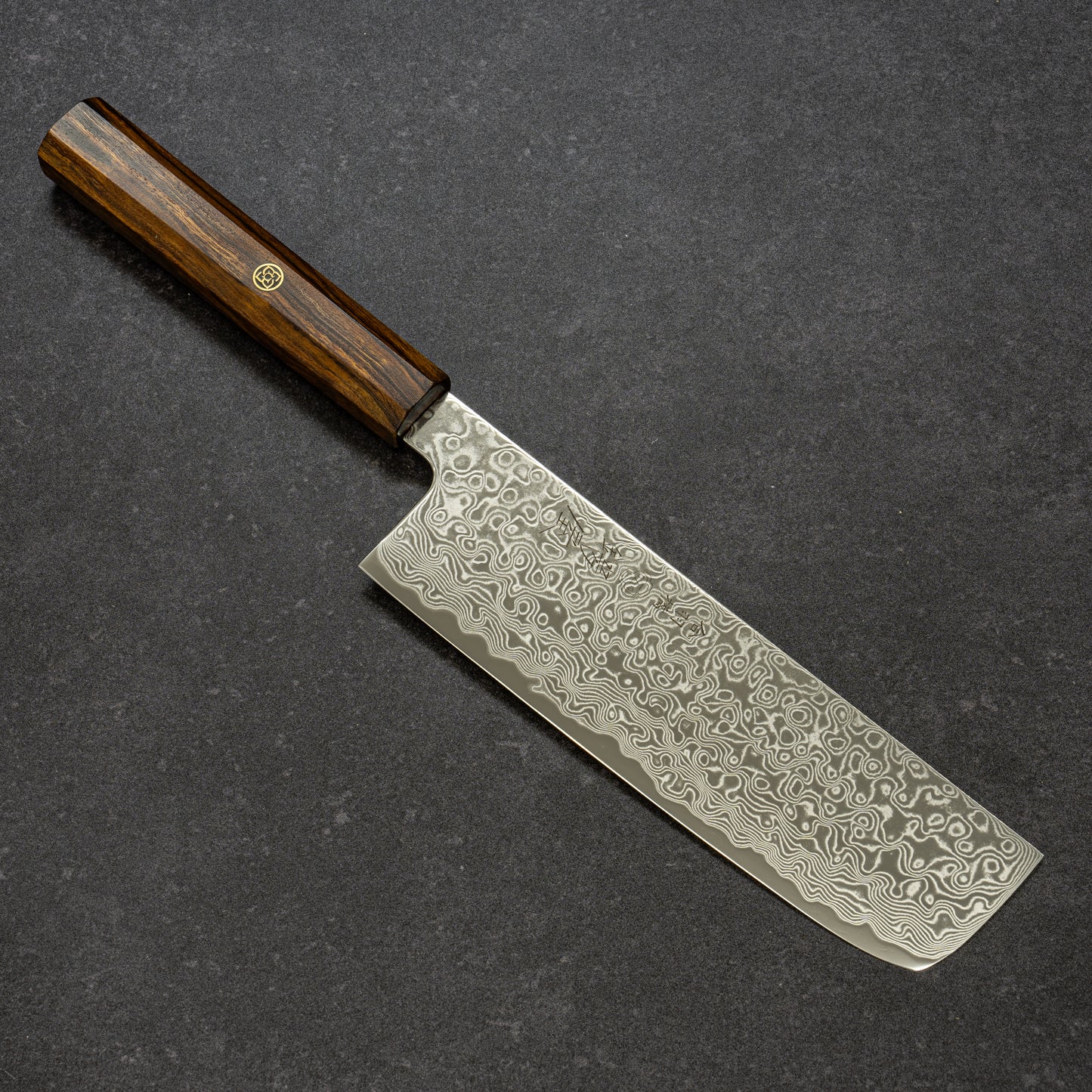 ZDP189 49層ニッケルダマスカス 菜切 180mm 