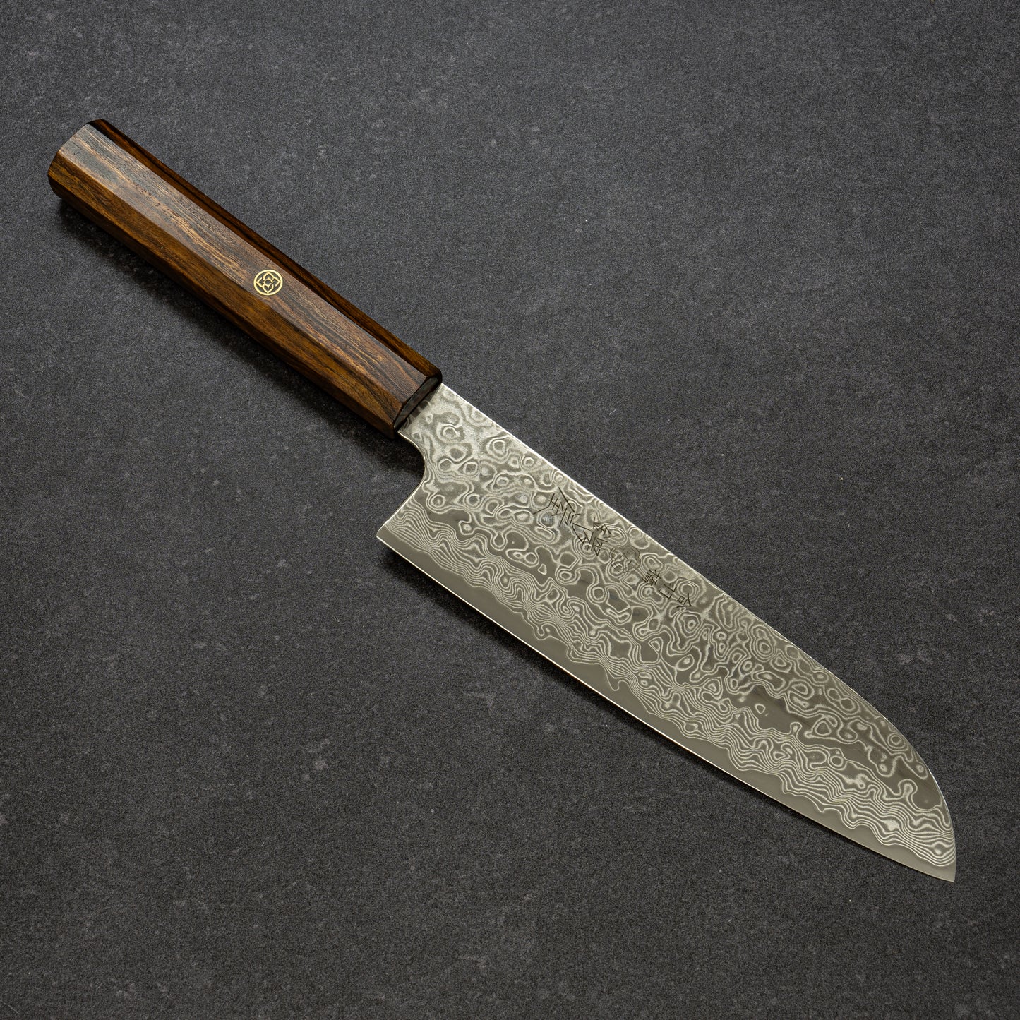 ZDP189 49層ニッケルダマスカス 三徳 180mm 