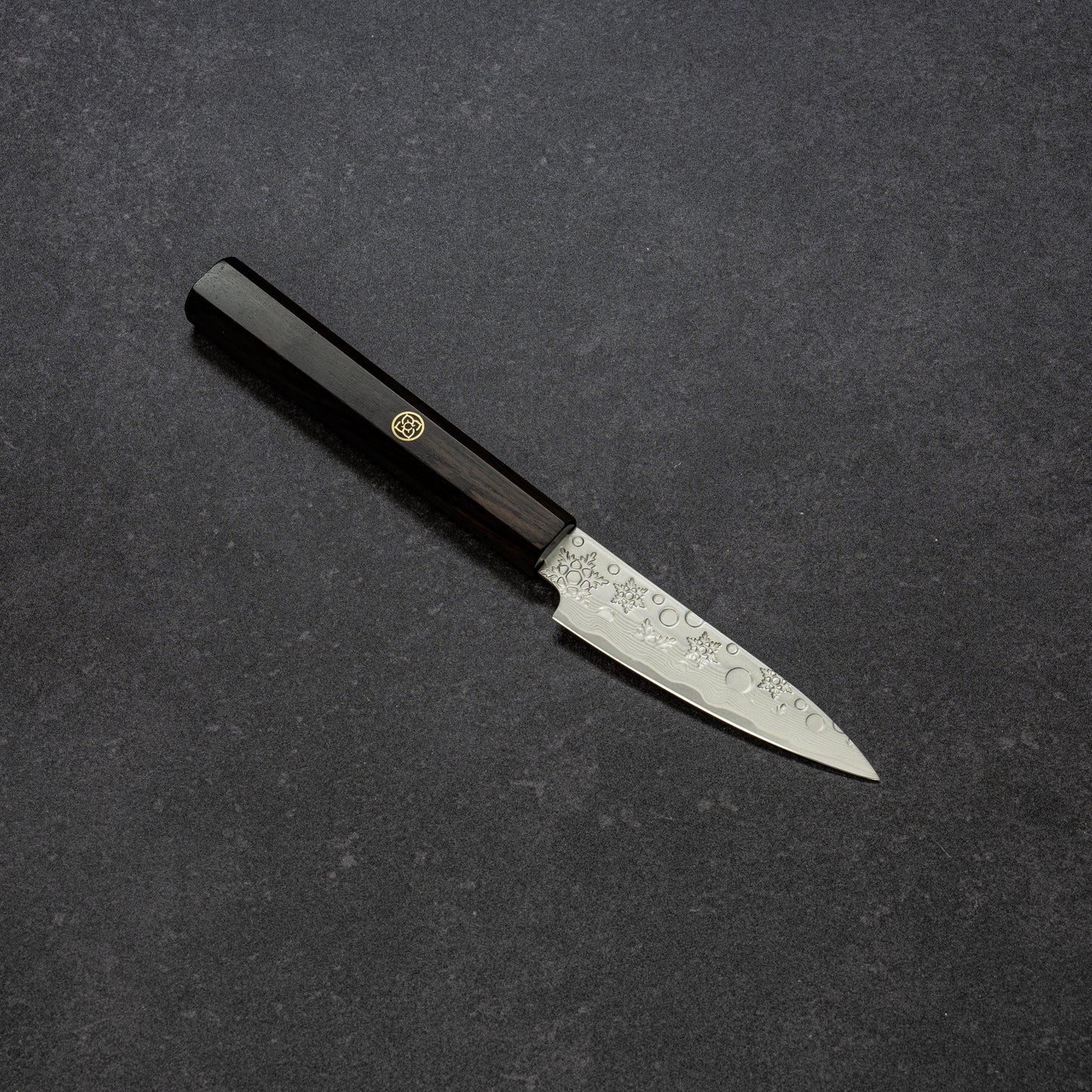 Snowflake Hammered Finish 67lays Damascus Paring 90mm