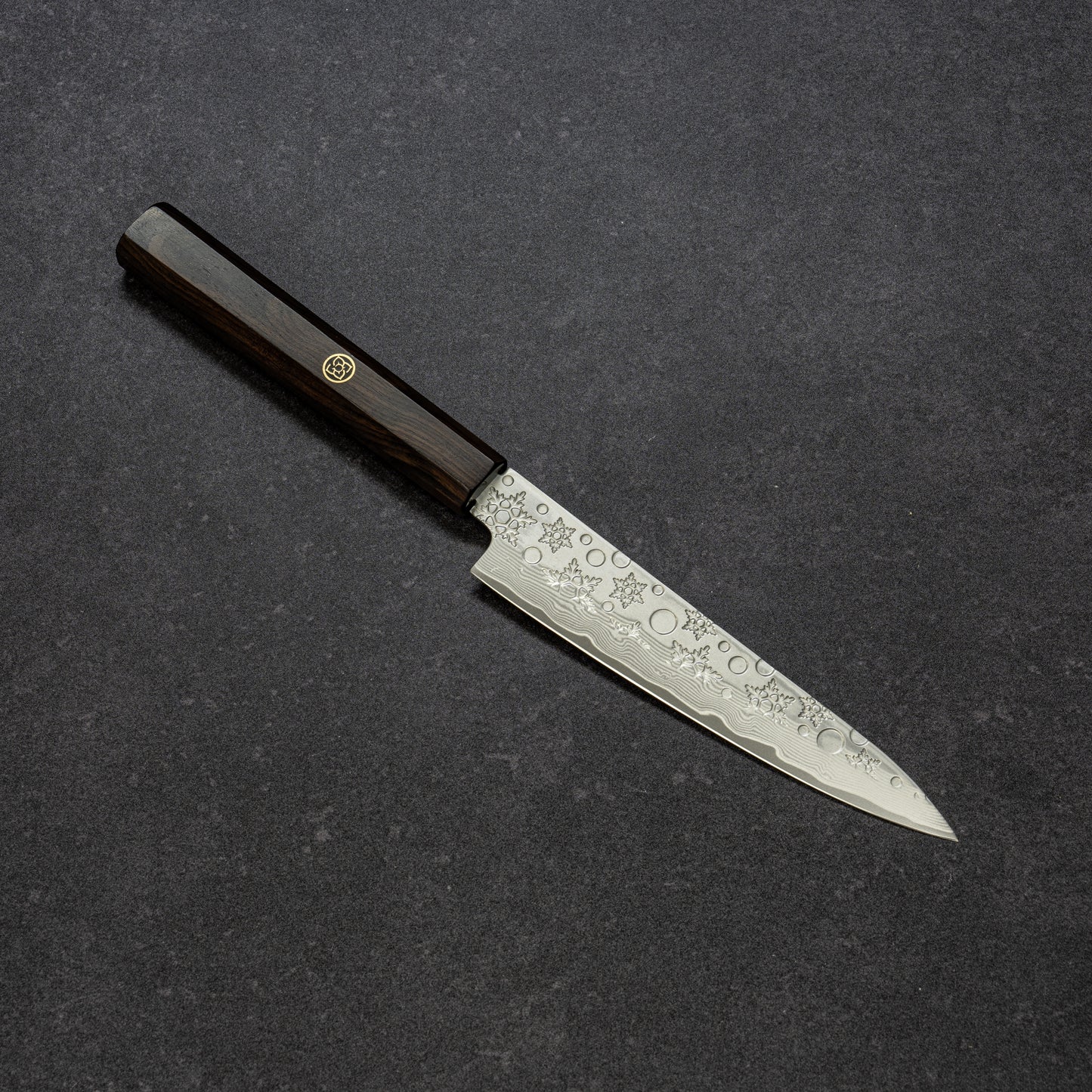 雪結晶鎚目 67層ダマスカス ペティ 135mm 