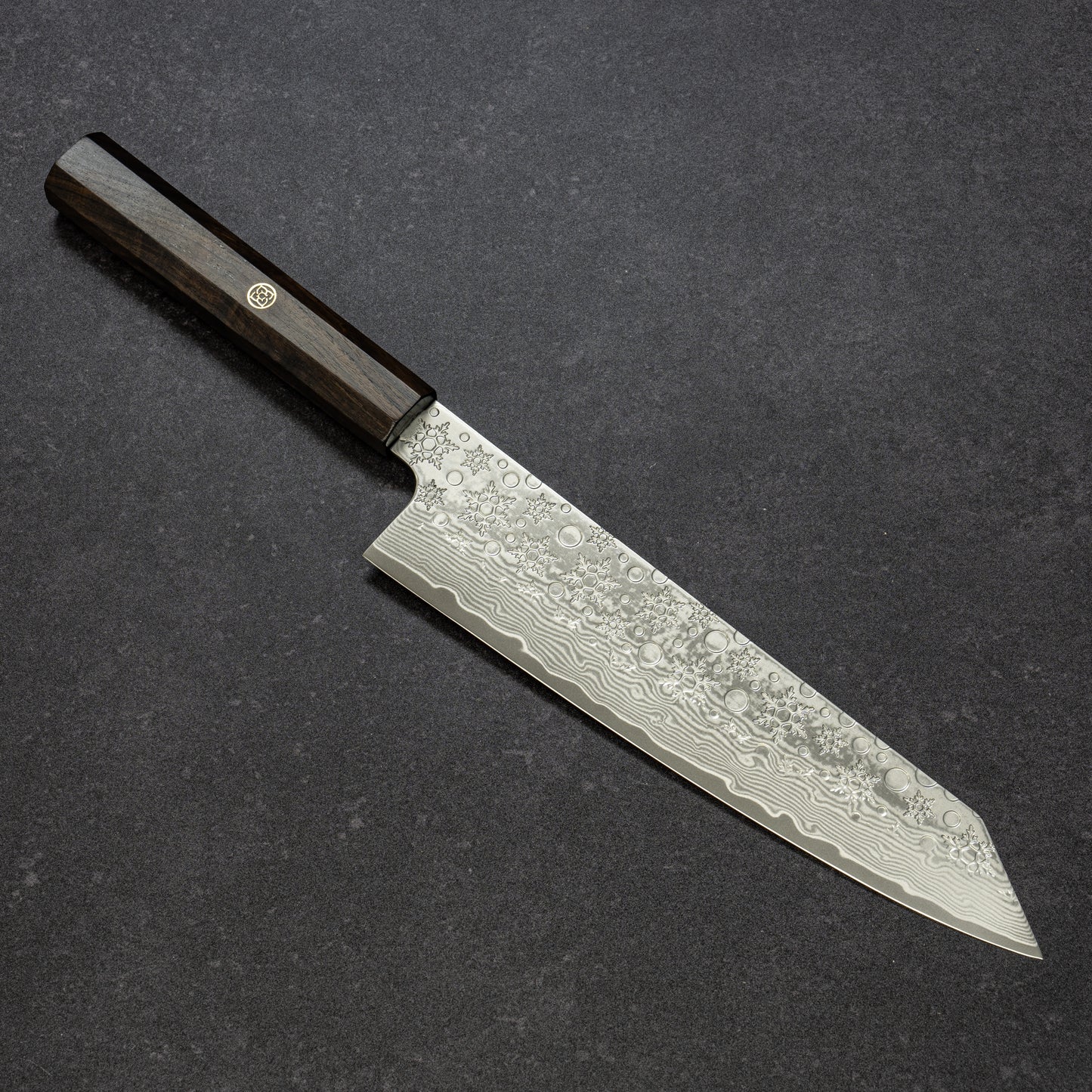 Snowflake Hammered Finish 67lays Damascus Bunka 210mm