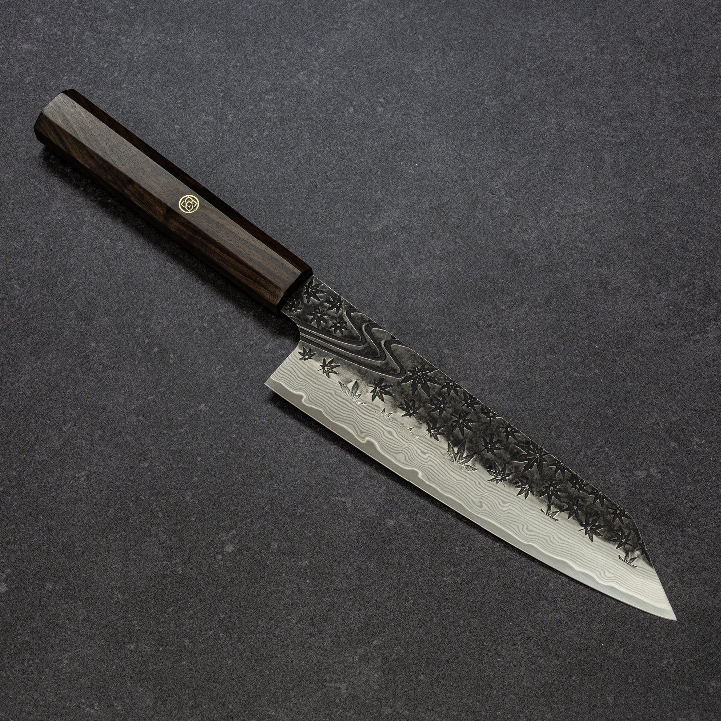 黒打 楓流水鎚目 67層ダマスカス 文化 180mm