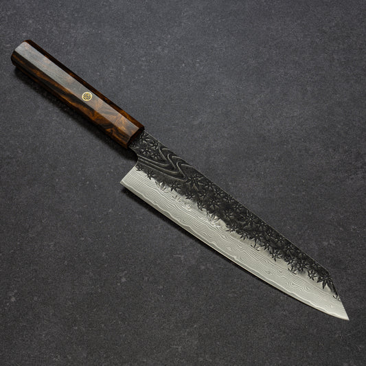 黒打 楓流水鎚目 67層ダマスカス 文化 210mm