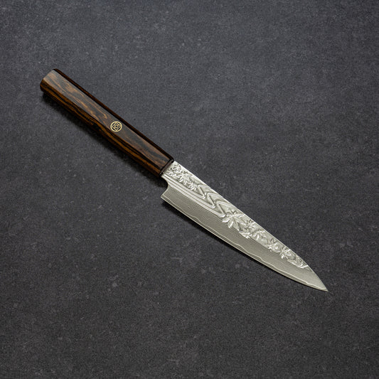 磨 楓流水鎚目 67層ダマスカス ペティ 135mm