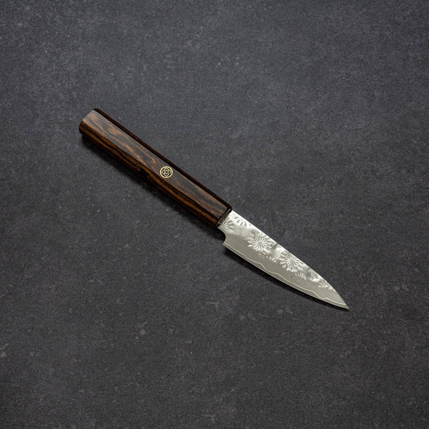 花火＆金魚鎚目 67層ダマスカス パーリング 90mm