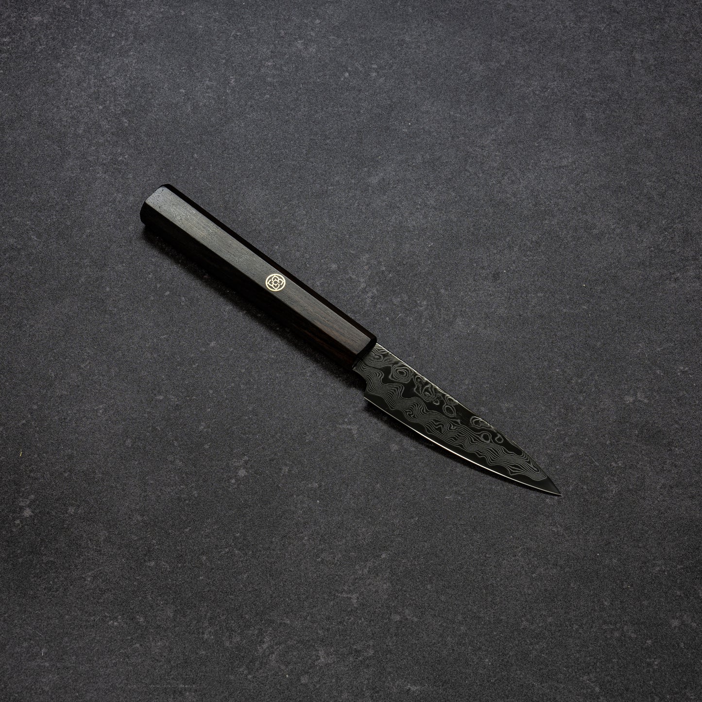 DLC ZDP189 49lays Nickel Damascus Paring 90mm