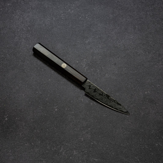 DLC ZDP189 49lays Nickel Damascus Paring 90mm