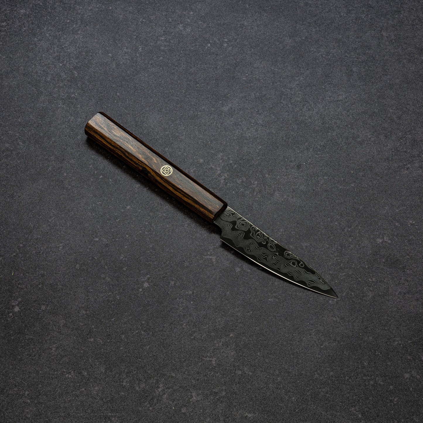 DLC ZDP189 49lays Nickel Damascus Paring 90mm