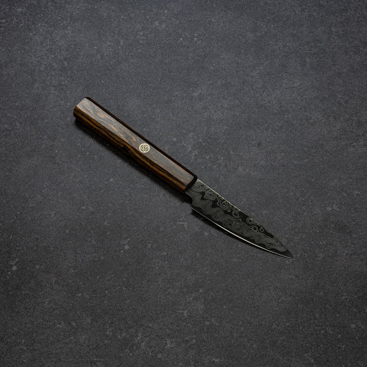 DLC ZDP189 49lays Nickel Damascus Paring 90mm