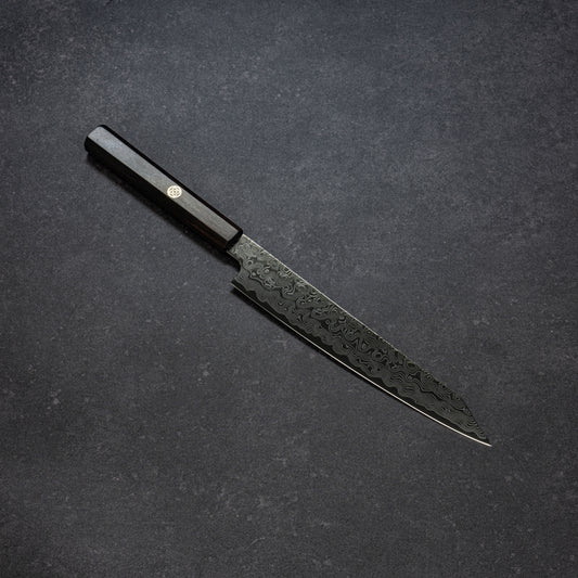 DLC ZDP189 49lays Nickel Damascus Kiritsuke-Petty 180mm
