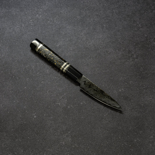 DLC ZDP189 49lays Nickel Damascus Paring 90mm