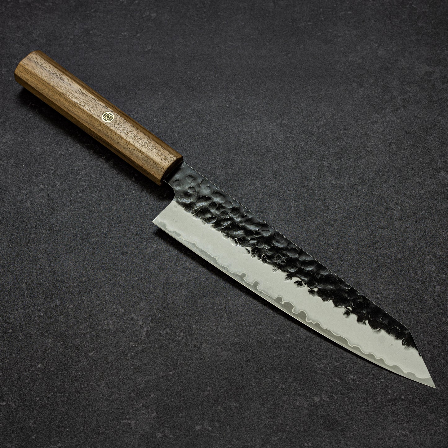 Black Hammered Finish Bunka 210mm